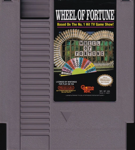WHEEL OF FORTUNE (1988) nes nintendo entertainment system rare NTSC USA IMPORT