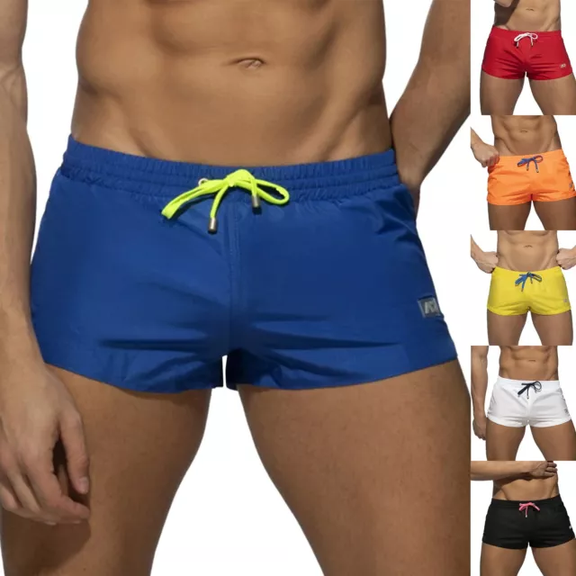 Male Spring And Summer Ultra Short Color Matching Shorts Men's Board Shorts Swim