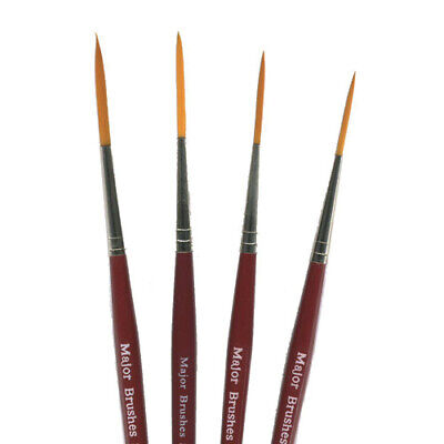 Major Brushes Artisti Pennello per Scrivere Pennello Set Di 4 - #0, #1, #2 E #3