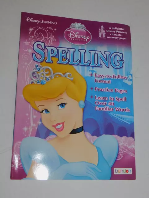 Disney Princess Spelling Workbook 32 pages