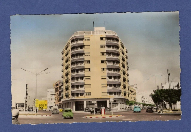 BM/ CPA / postcard / Morocco, Morocco -> Lapérousse Casablanca roundabout