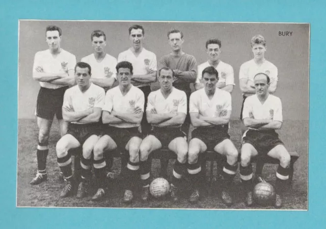 Football - D. C. Thomson  - Star Team Of 1961 -  Bury  -  1961