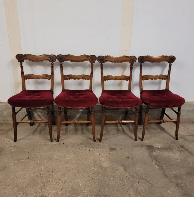 Rare Set Of William IV 19th Century Early Victorian Rosewood Dining Chairs