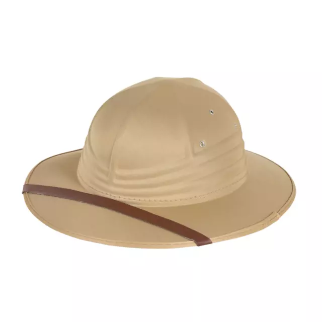 Adultes Jungle Explorateur Indiana Jones Safari Chapeau Essence Casque Robe Dur