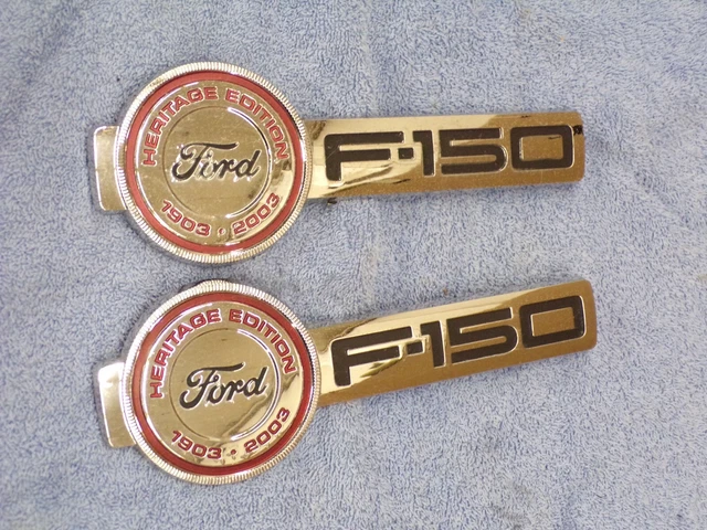 2003 ford f150 heritage fender emblem set
