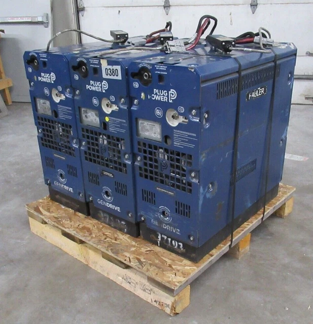 LOT of (3) PlugPower GenDrive [3340-24H] 0.7 kg Hydrogen Storage Fuel Cells