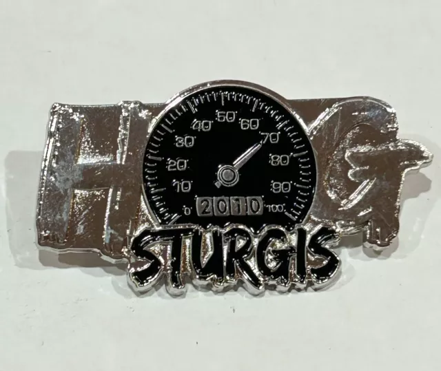 2010 HARLEY DAVIDSON Owners Group HOG Sturgis Speedometer Jacket Vest Hat Pin