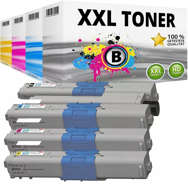 XXL TONER PATRONEN für OKI C310DN C330DN C331DN C510DN C511DN C530DN C531DN