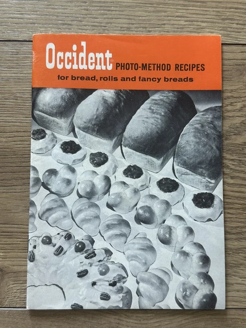 Vintage Occident 1959? Photo-method Recipe Book