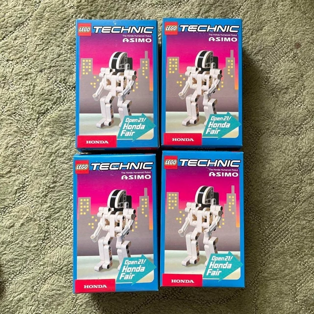 ASIMO HONDA Humanoid Robot ASIMO  LEGO Block Toy set of 4