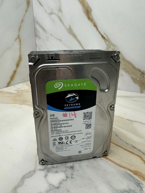 thumbnail image 2 of Seagate Surveillance Skyhawk 3TB Internal Hard Drive ST3000VX010 – 3.5 SATA 2 of 6