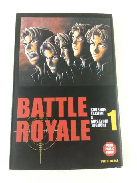 Manga Battle Royale VF  Tome 1  Soleil Manga  Envoi rapide et suivi