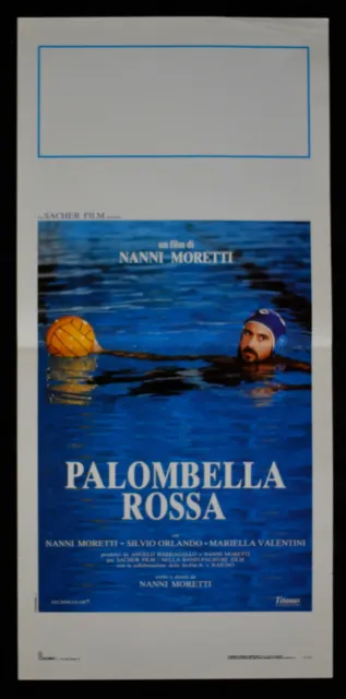 Plakat Palombella Rossa Nanni Moretti Asien Silber Wasserball Pool B193