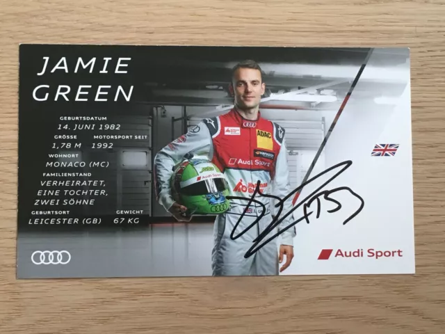 #53 JAMIE GREEN original Autogrammkarte DTM 2017 Audi NEU !!!