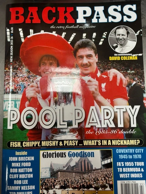 BACKPASS MAGAZINE NEW Season 2025-26 Liverpool 1985-86 Double +Glorious ...