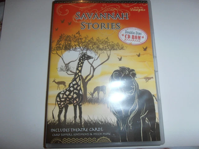 Savannah Stories doble disco cd rom, incluye toppers, sentimientos y mucho más