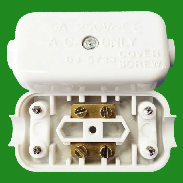 5A Connecté Flex Connecteur Boite, Secteur Câble 2 Âme Électrique Jonction Joint