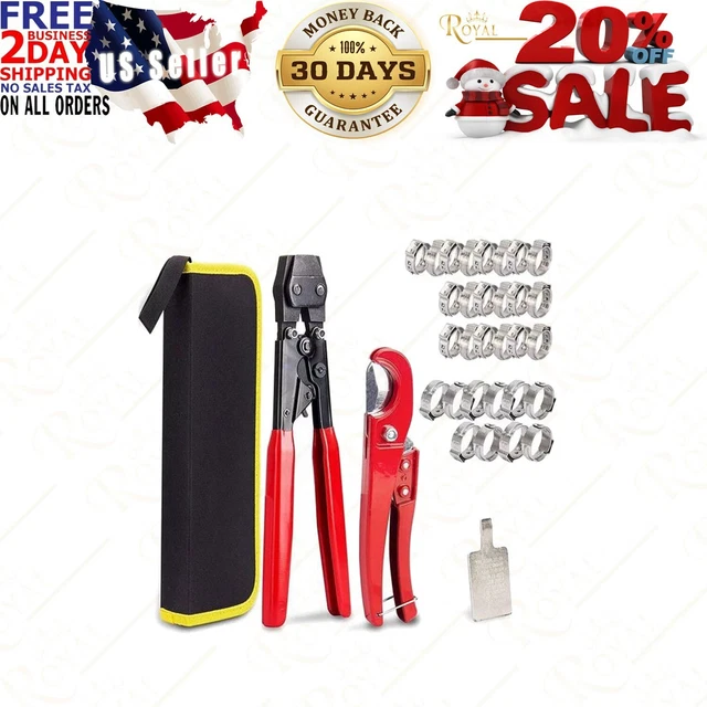 PEX CRIMPING CLAMP Cinch Tool and Pipe Hose Cutter Meets ASTM 2098