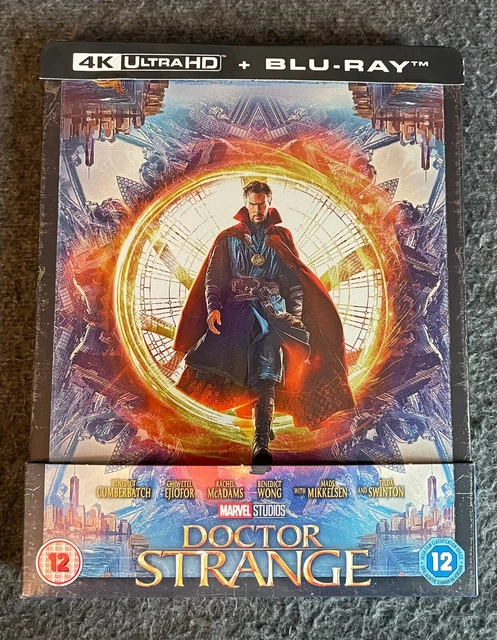DOCTOR STRANGE STEELBOOK 4K UHD Blu-ray Marvel Comics Superhero Disney