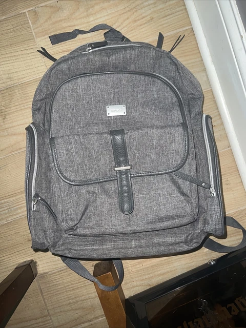 Carter’s Stow Away Diaper Bag Backpack 8 Pocket Heather Gray - With Skip*Hop