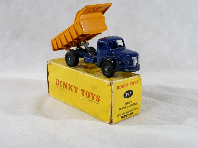 Dinky Toys réf 580 Berliet Benne Carrières avec boite d'origine