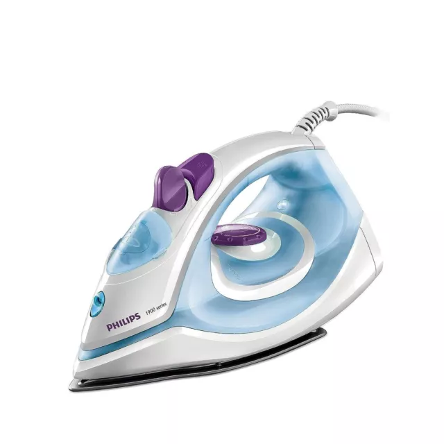 Plancha de vapor Philips GC1905 1440 vatios con spray (azul)