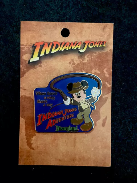 Indiana Jones™ DISNEY PARKS Wacky Whip Way (DLR) TRADING EXCLUSIVE Pin