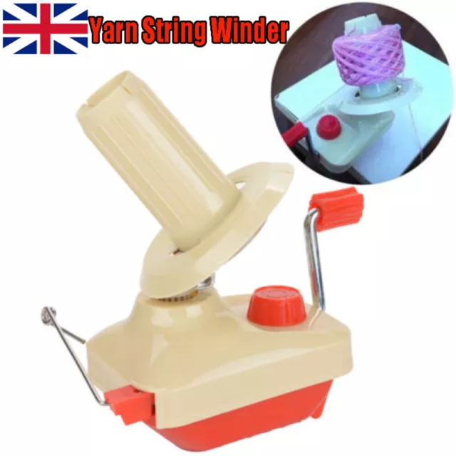 Swift Yarn Fiber String Ball Wool Winder Holder Hand Operated Winding Machine UK