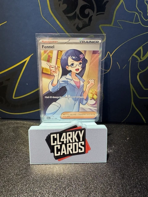POKMON TCG FENNEL Trainer Card Full Art Ultra Rare Black Bolt English  162/086 1.84 - PicClick UK