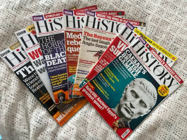 BBC History Magazine 2018 Bundle Of 7