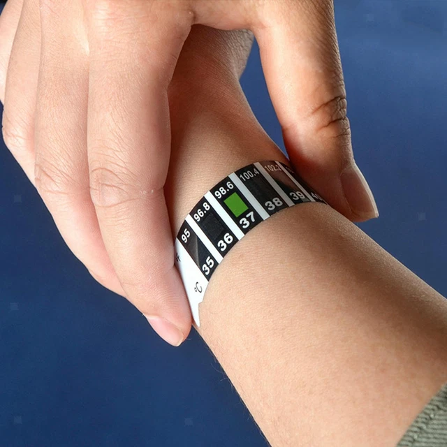 Temperature Patch Discoloration Temperature Strips for Indoor Infant Baby