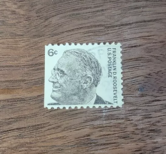 Vintage 6 Cent Franklin D. Roosevelt Postage Stamp