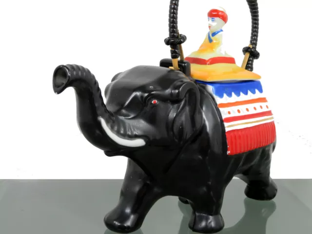 Art Decó Porcelana Tetera Elefante Jarra de Té Cacao Jarra