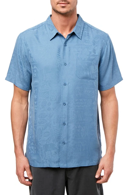 O'Neill Men's Jack O'Neill Tropics Shirt Blue Size Small
