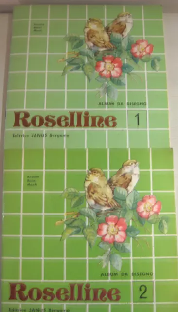 Roselline 1-2.Rosella Banzi Monti. Disegno.Ed. Janus.Anni 70