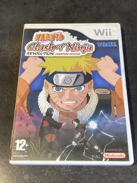 Naruto Clash Of Ninja Revolution Nintendo Wii Pal France Avec Notice