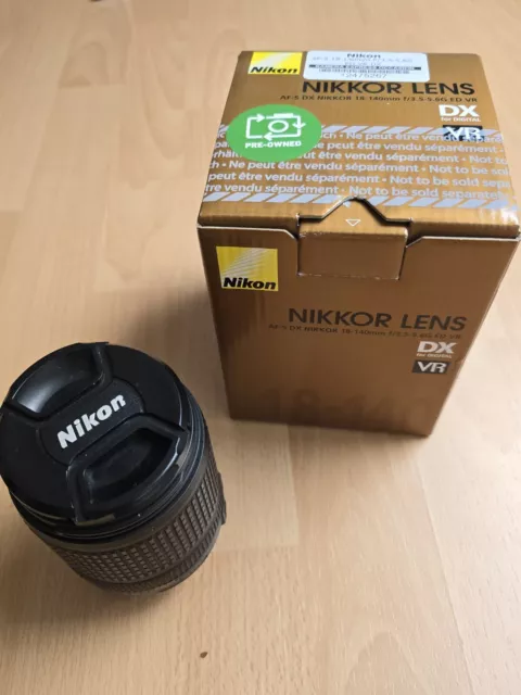 Nikon Nikkor 18-140 mm F/3.5-5.6 SWM AF-S VR DX ED G Objektiv Kaufdatum 12.01.24