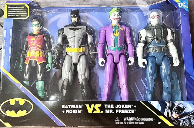 DC Comics - Lot de 6 figurines Batman de 30 cm dont Batman Robin Nightwing The Joker The Riddler et Copperhead