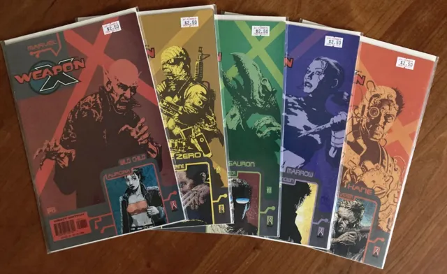 Weapon X: The Draft full set of 5 – Marvel Comics