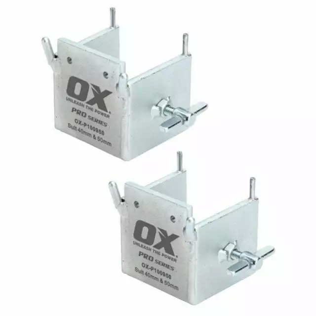 OX Pro Dori Block with Lock Bolt For Use with 40, 50mm Profile Poles Multi Buy