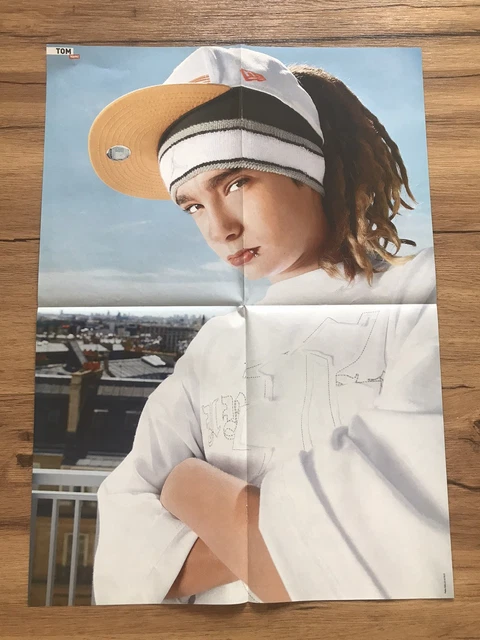Tokio Music Hotel Bill-Kaulitz Poster vintage décoratif sur toile pour salon, chambre à coucher, style cadre 20 x 30 cm