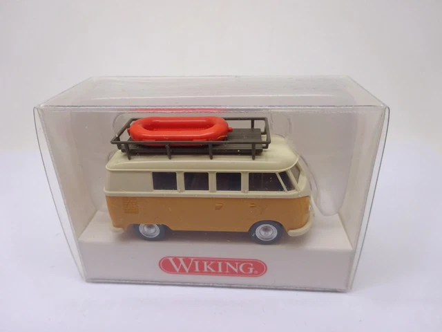 Véhicule Miniature WIKING VW Bus T1 Police De La Circulation - Ancien Et Rare