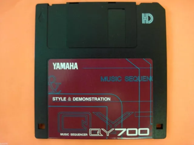 YAMAHA QY700 QY-700 2 HD Floppy Disk Factory DATA + 150 Styles Q7P Format Dance 2