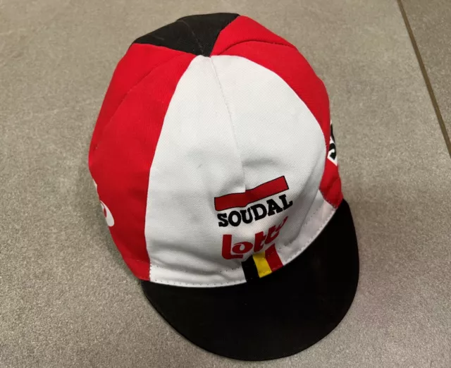 Casquette Cap Officielle Velo Cyclisme Team Belge Lotto Soudal Vermarc N°2 Rare