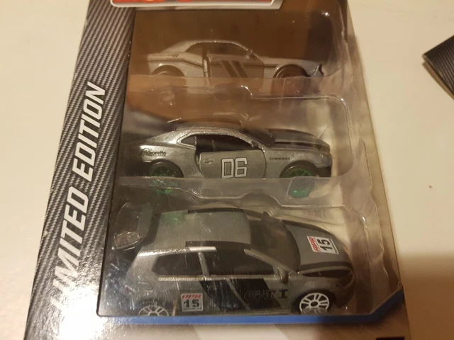 Coffret Cadeau Majorette Next Gen - 5 Voitures Miniatures édition Noire - Neuf Sous Blister