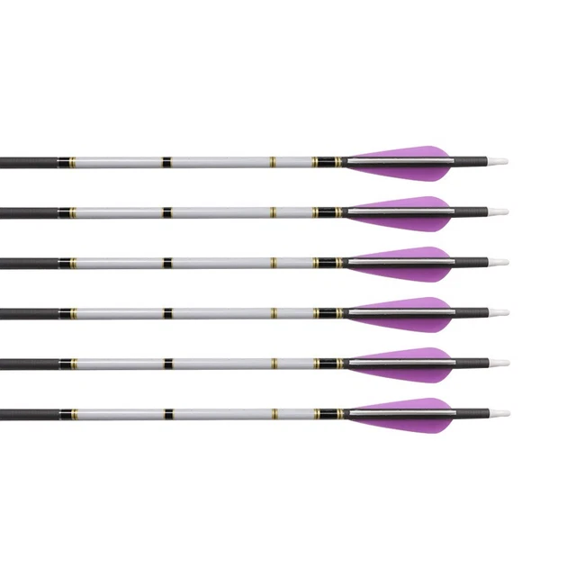 SHARROW 50 Plumes De Flèche Naturelles 5 Pouces – Plume De Dinde, 9 Couleurs, Pour Tir à L'Arc Et Chasse