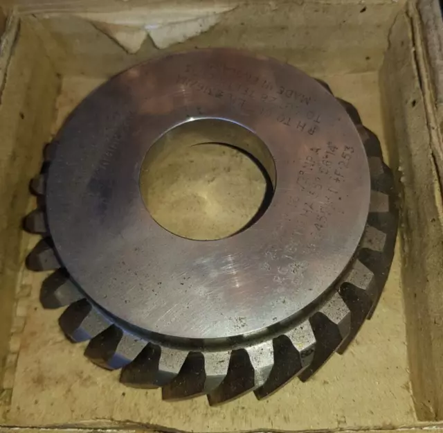 Gear skiving shaper cutter 9.25NDP 16 1/2°NP A 26T HA 35°56'14" LEAD 15.045913