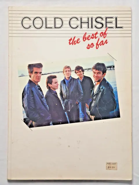 Vintage 80s The Best Of So Far Cold Chisel 1982 Sheet Music Book