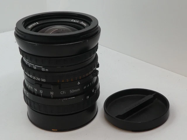 HASSELBLAD CARL ZEISS  f 4 50mm CFi FLE T* DISTAGON WIDE ANGLE LENS vgc