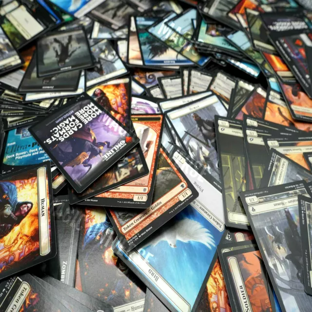 Mtg 1000 Tokens Assorted Card Lot! Magic: The Gathering 3